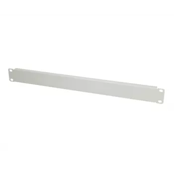 Painel cego para rack Extralink Front Blank Panel 1U 19 polegadas cinzento, caixa em aço