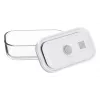 ZWILLING Fresh & Save 36803-003-0 conjunto de recipientes retangulares de vidro a vácuo, 3 un. (S/M/L, 0,35/0,75/1,6 L), borossilicato, adequado para micro-ondas/forno/máquina de lavar loiça, cinzento/transparente