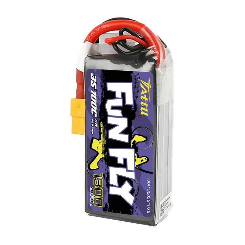 Bateria Tattu Funfly 1300mAh 11,1V 100C 3S1P