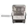 Conjunto de cozinha de campismo ESBIT CS1100ST — alumínio e aço inoxidável, 1,1 L, 659 g, preto/prateado