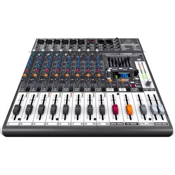 Misturadora de áudio Behringer X1222USB 4 canais