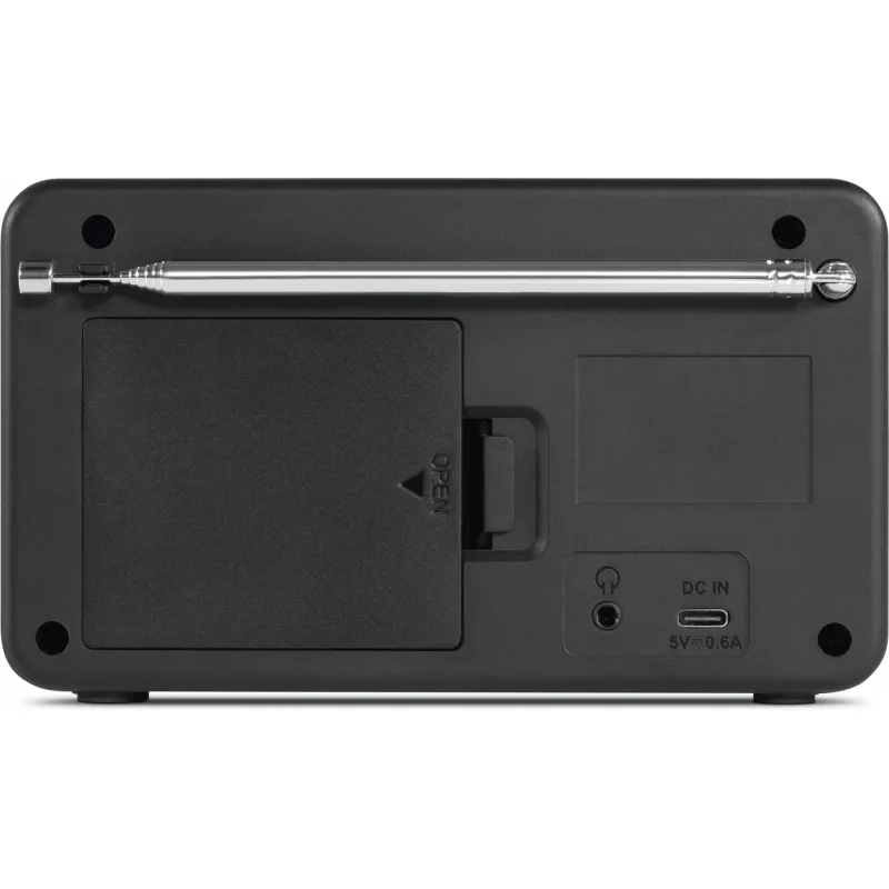 TechniSat VIOLA 200 rádio despertador digital DAB+, branco/preto