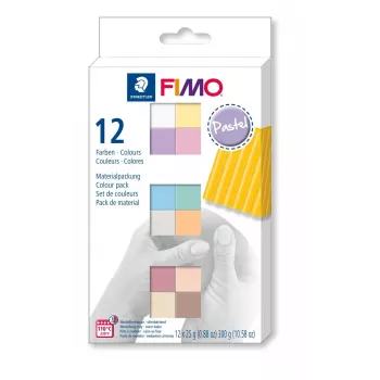 Argila de modelar Staedtler FIMO 8023 C cores sortidas