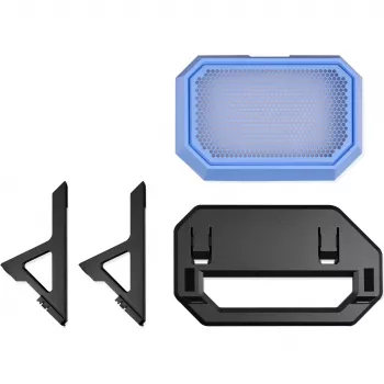 Kit de suporte para chassis para The Tower 600 Hydrangea Blue (preto/azul, para colocação horizontal)