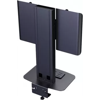 Base de mesa VISION VFM-DSXP para ecrãs de 37–65 polegadas, suporta VESA até 600x400