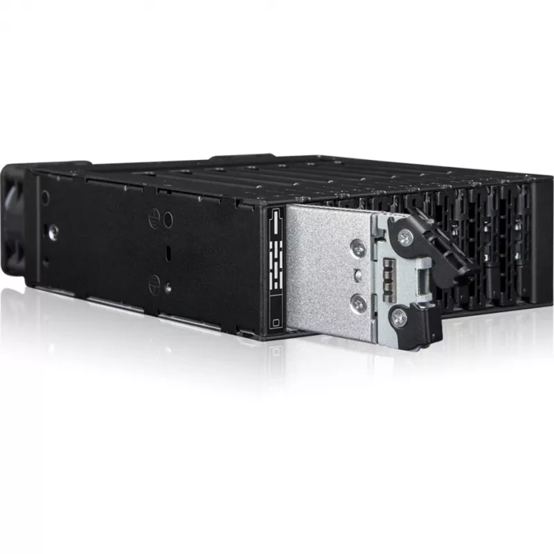 ICY DOCK - MB873MP-B V2 - ToughArmor - caixa móvel para 8 unidades M.2 NVMe SSD PCIe 4.0 para baía externa de 5,25 (8 x OCuLink SFF-8612)