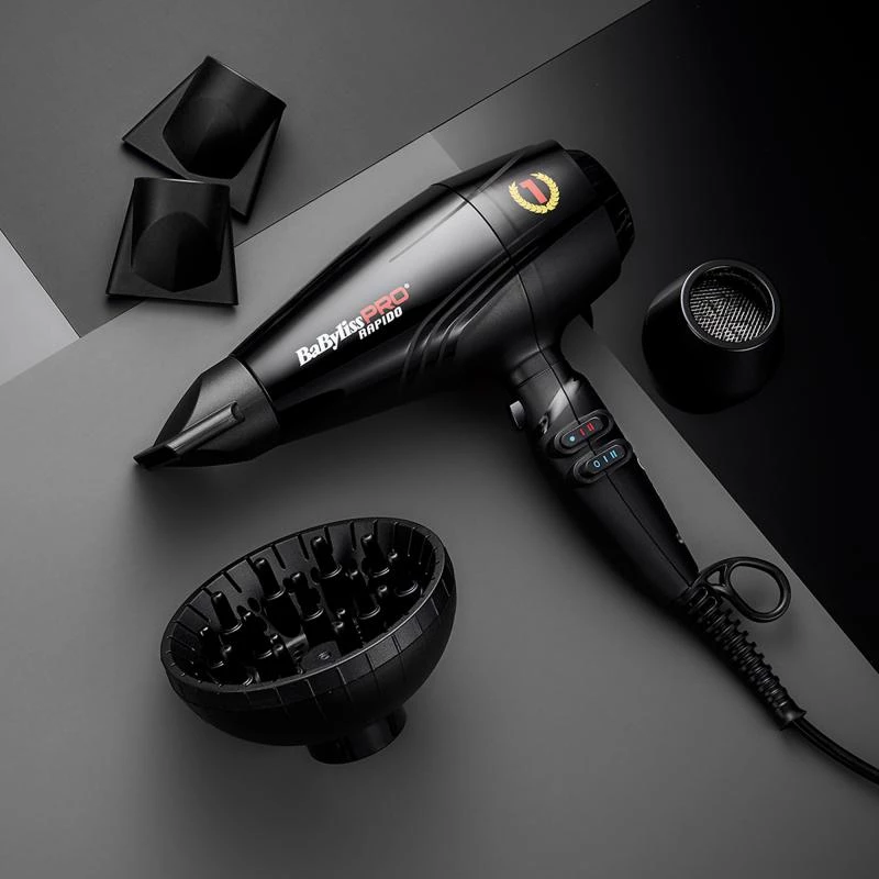 Secador de cabelo Babyliss Pro Professional Pro Rapid Ionic 2200W BAB7000IE