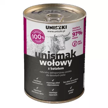 Comida húmida para cães UNISZKI Unismak vaca 400g — vaca, 400 g