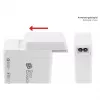 Adaptador de cabo de alimentação para carregadores Good Connections (PCA-WxxxW), branco (PCA-W008W)
