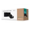 DeepCool LS520S Zero Dark refrigeração líquida AIO para CPU, 240 mm, 2 ventoinhas PWM de 120 mm, AM4/AM5/LGA2066, preta