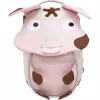 Mochila de criança Affenzahn Little Friend Tonie Pig rosa/castanho – pequena mochila de dia para criança