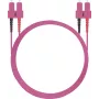 Cabo de patch de fibra ótica helos 50/125µm OM4 SC-SC duplex 0,5 m