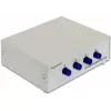 DeLOCK 87589 comutador série manual RS-232 de 4 portas