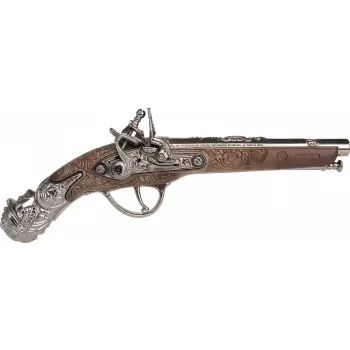 Pistola pirata de metal Gonher modelo 239863 – pistola de brinquedo de metal