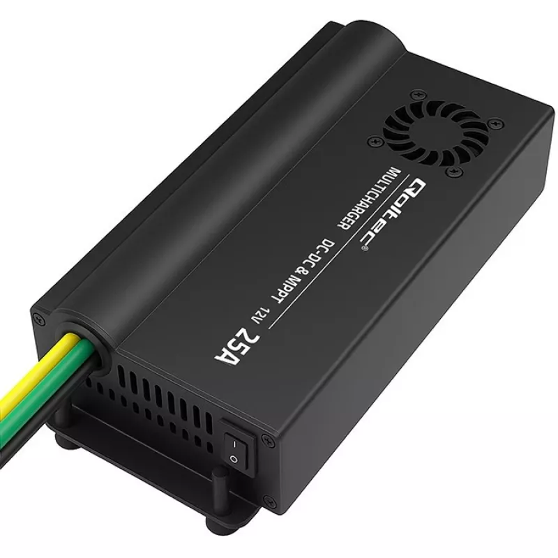Carregador de automóvel DC-DC 12V com regulação MPPT 25A