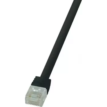 Cabo de rede LogiLink 3 m Cat6 RJ45 U/UTP preto