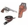 Gonher 201/0 revólver de cowboy de metal para 8 cartuchos com coldre