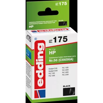 EDDING EDD-175 - compatível - preto - HP - HP Color Copier 410 HP Color Copier 1315 HP Color Copier 7450 HP Deskjet 5100 HP Deskjet 5145 HP...