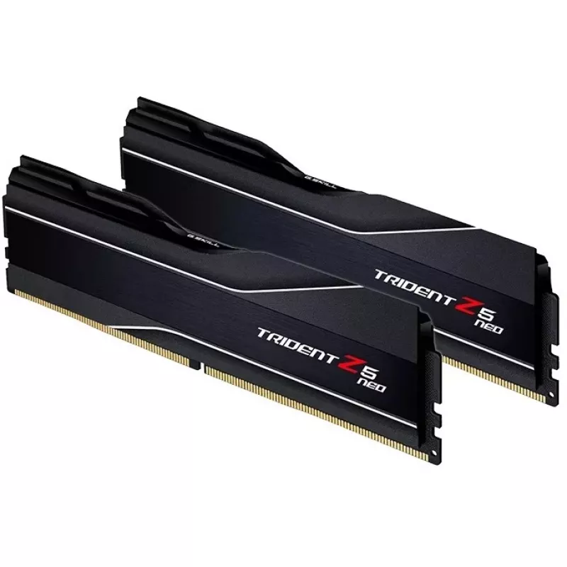 DIMM 32 GB DDR5-6000 (2x 16 GB) Dual-Kit, memória RAM preta, F5-6000J3636F16GX2-TZ5N, Trident Z5 NEO, AMD EXPO