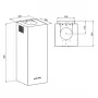 Exaustor MAAN Ponza W 830 branco