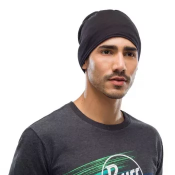 Buf Buff 100637 preto unissexo lã merino sem costuras 47 g – para ciclismo, caminhadas, trekking