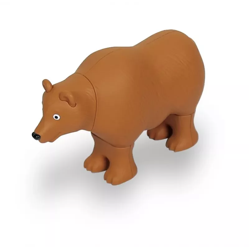 Conjunto magnético de mini animais MALIK 62343 — conjunto de brinquedo magnético de animais da floresta para crianças pequenas