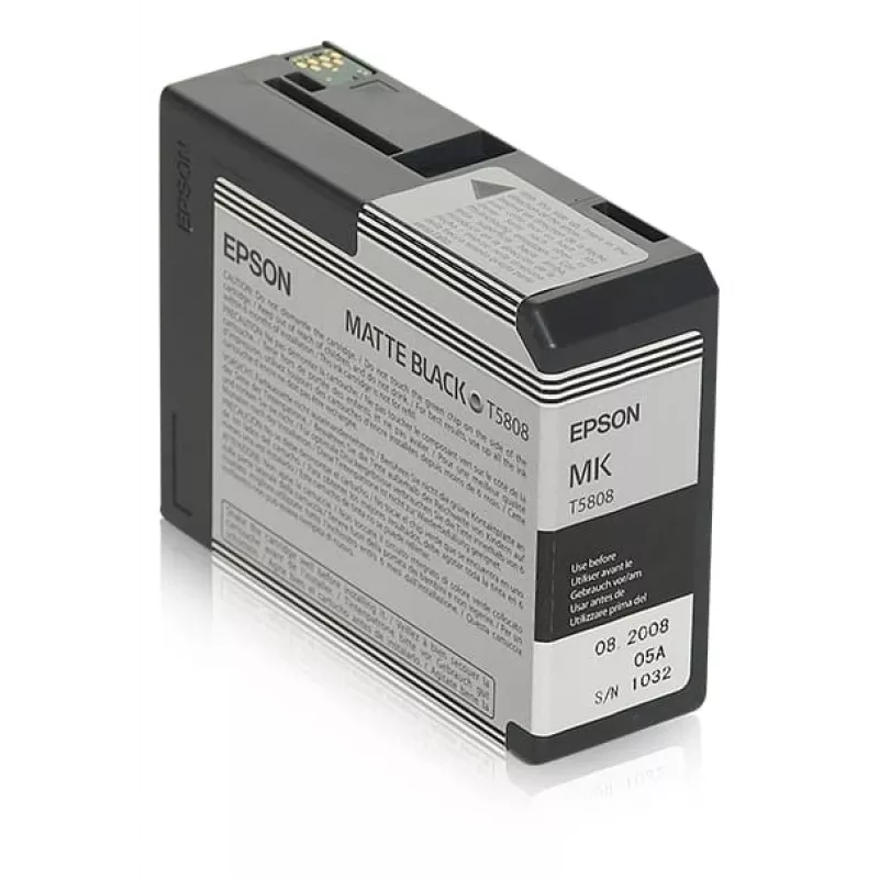 Tinteiro Epson C13T5808 Preto mate — Tinteiro original Epson, preto mate