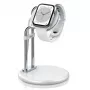 Suporte de carregamento para Apple Watch SAW-300 indutivo prateado