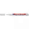 Marcador permanente Edding 8750 ponta redonda branco