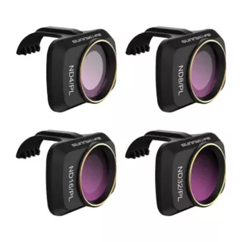 Conjunto de 4 filtros ND-PL 4/8/16/32 Sunnylife para DJI Mini 2 SE / Mini 2 (MM-FI9255)