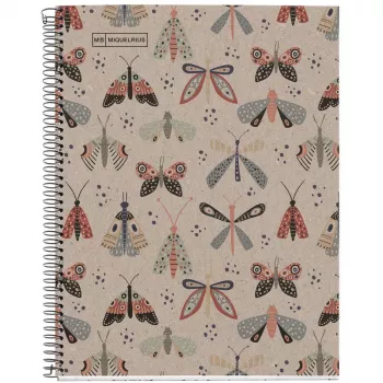 Bloco de notas Miquelrius SCHMETTERLING DESIGN reciclado A4 80 folhas (expedição)