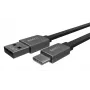 Cabo USB Emtec T700C 1,2 m USB A para USB C preto