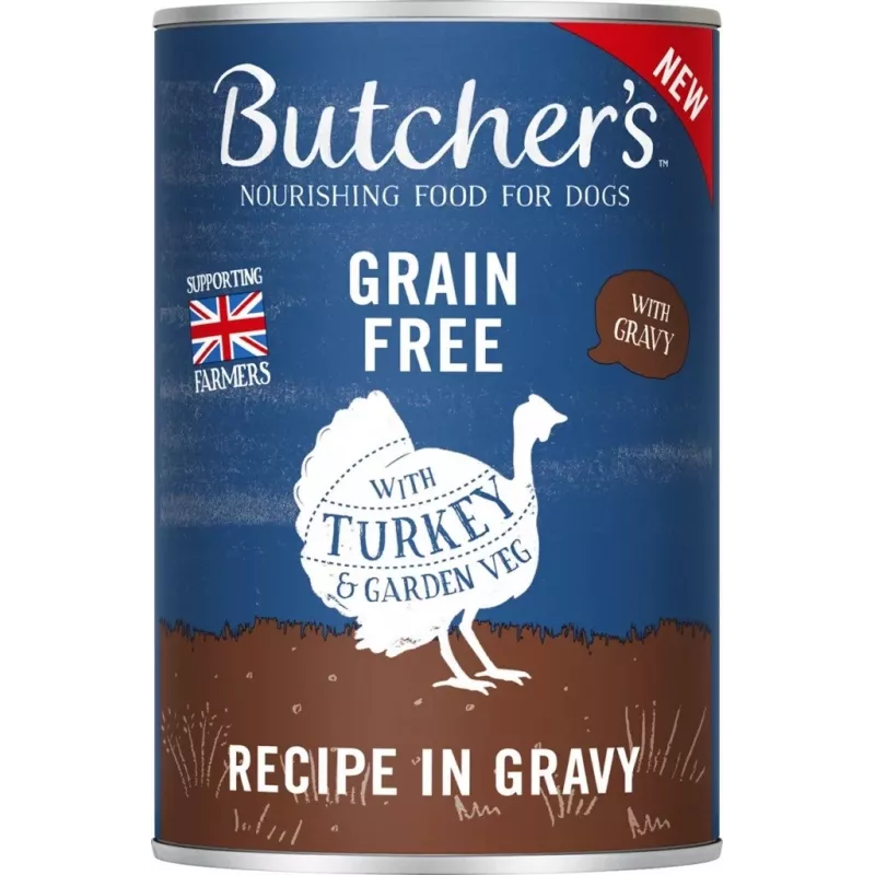 BUTCHER'S Original Mega Pack Mix com legumes em molho – comida húmida para cães – 6 x 400 g