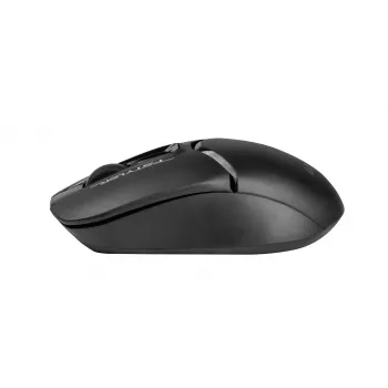 Rato ótico sem fios A4Tech FM12S Preto — 1200 dpi, recetor RF Nano, 3 botões, pilha AA
