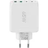Goobay 64818 carregador para dispositivos móveis auscultadores - portátil - smartphone branco AC carregamento rápido interior (64818)