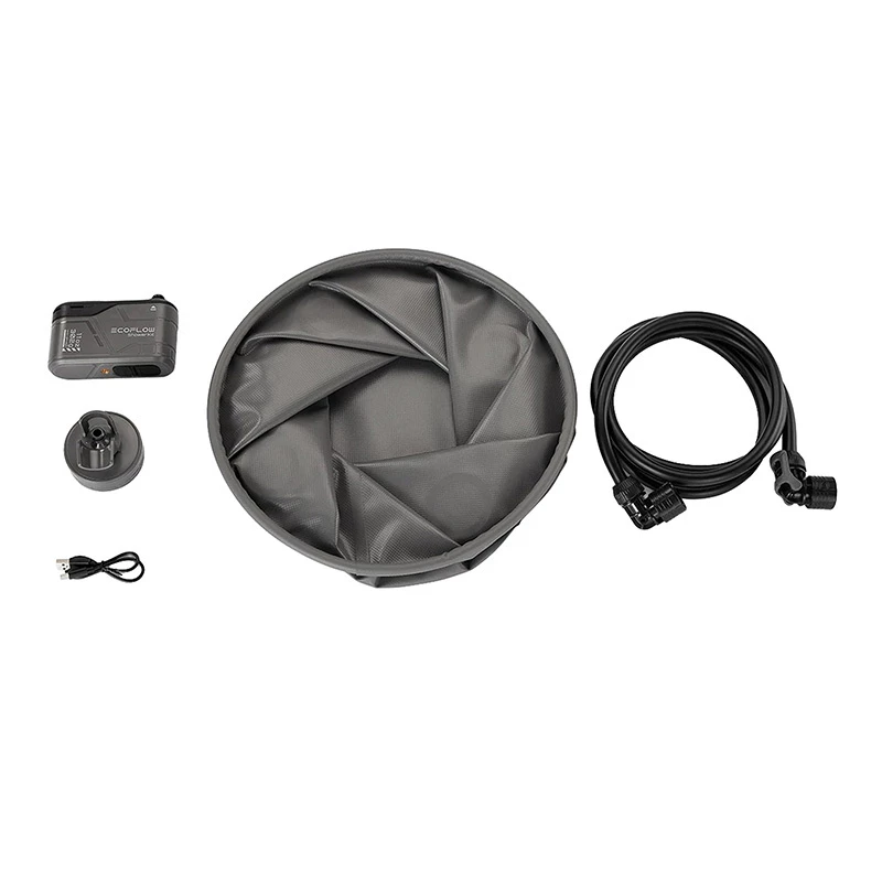 Conjunto de duche EcoFlow EFA-SHOWERKIT design portátil com regulador de caudal de água