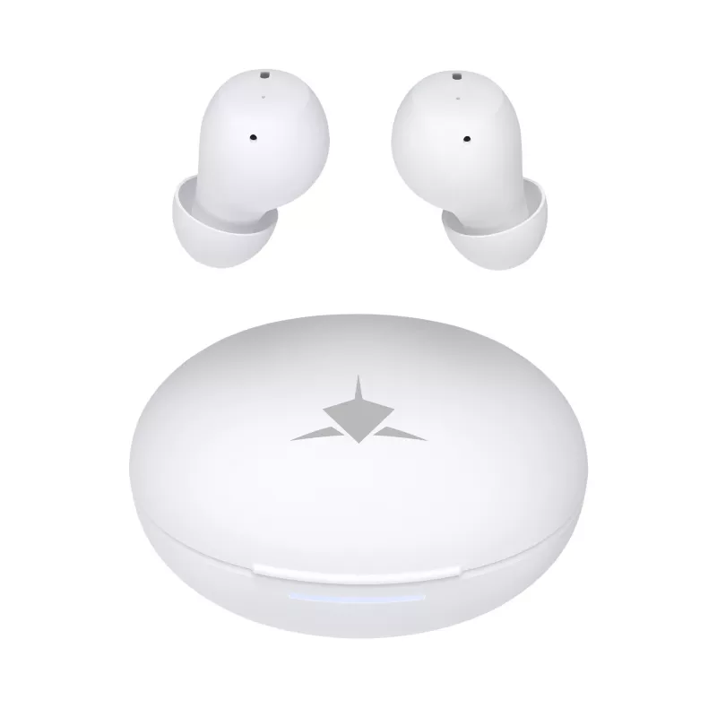 Auscultadores sem fios White Shark GEB-TWS-02 Vortex branco