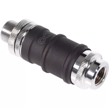Conjunto de engate rápido Alphacool BLH1A IG-IG com ligação Schott – par de engates rápidos para ligações G½/G1/4