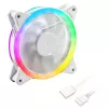 Sharkoon Shark Blades PWM RGB ventoinha de caixa de 120 mm, 400–1400 rpm, branca
