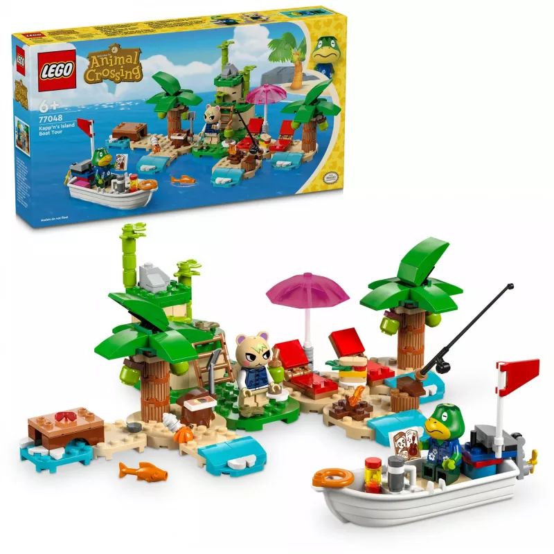 LEGO Brinquedo de construção 77048 Animal Crossing Passeio de barco com a ilha do capitão