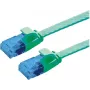 VALUE Cabo de rede Cat.6A (Classe EA) UTP, extraplano, Verde, 1,5 m (21.99.2044)