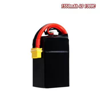 Bateria Lipo Extralink 1550 mAh 4S com XT60 130C para drones FPV, veículos RC