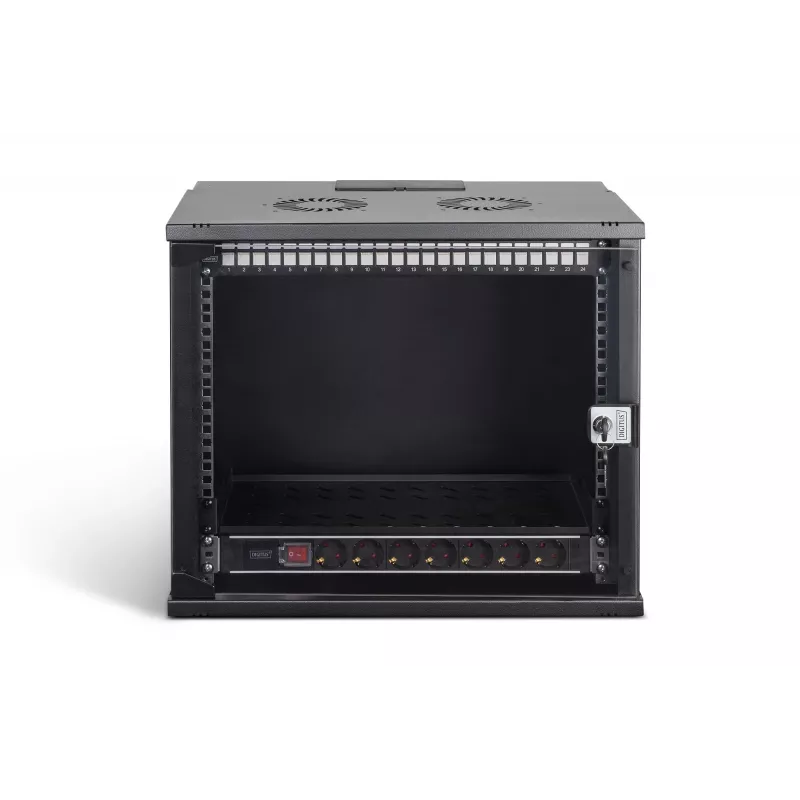 DIGITUS Conjunto de rede SOHO Pro, 483 mm (19 polegadas) - 9HE, 540 x 400 mm (L x P)