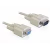 Cabo série DeLOCK RS-232 1m bege DB-9 82984