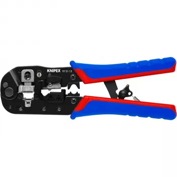 Alicate de crimpar cabos Knipex 97 51 13 preto, azul, vermelho