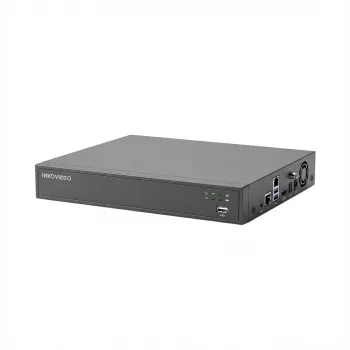 Gravador de vídeo em rede Inkovideo NVR-4K-4P — suporte de gravação 4K de 4 canais