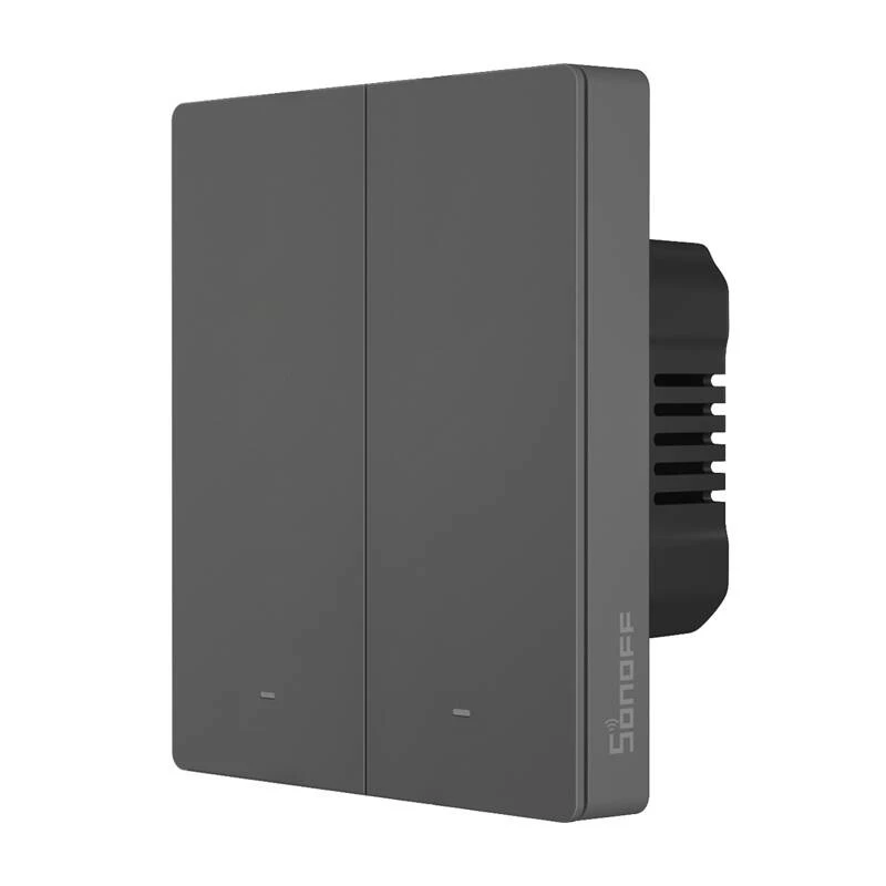 Interruptor de parede Wi-Fi Sonoff M5-2C-80, 2 circuitos, modelo M5-2C-80