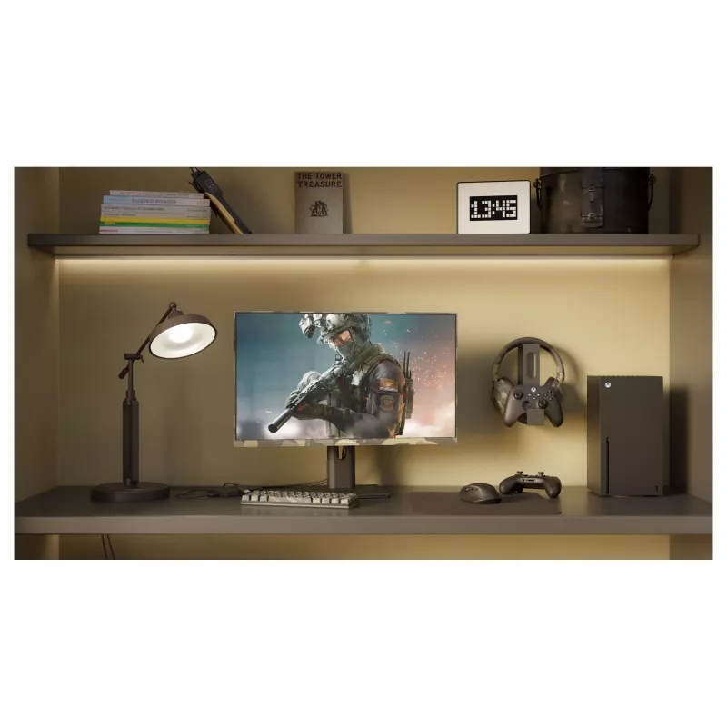 Monitor de computador JAPANNEXT JN-IPS238FHD200F-HSP-CAMO 61 cm (24 polegadas) 1920 x 1080 píxeis Full HD LCD preto