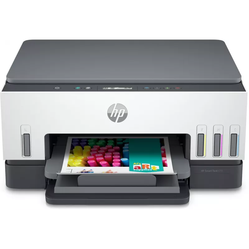 Impressora multifunções HP Smart Tank 670 — Thermal Inkjet, cor, A4, Wi‑Fi/Bluetooth, duplex, 4800x1200 DPI