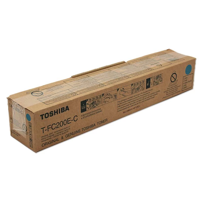Toshiba T-FC200EC cartucho de toner, ciano (6AJ00000119/6AJ00000259), para e-Studio 2500AC